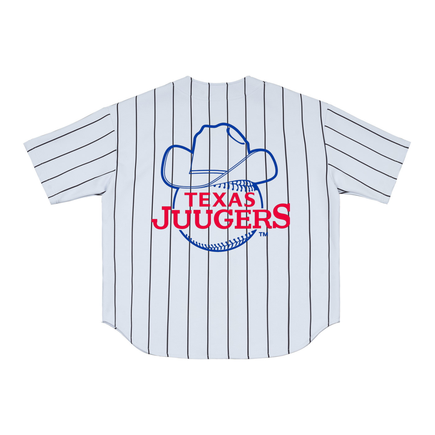 “Texas Juugers” Pinstripe Baseball Jersey