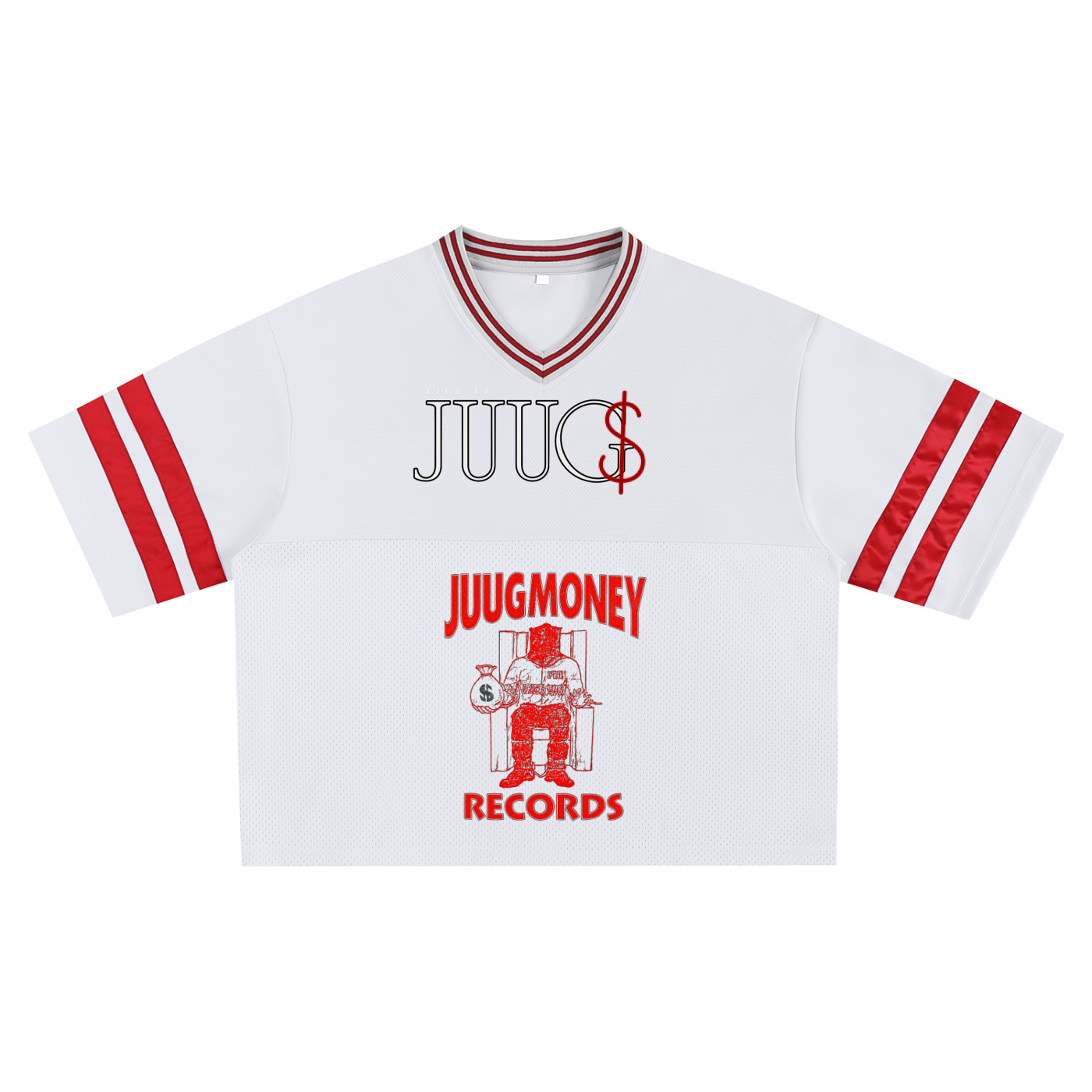 “01” Taped Mesh Boxy T-Shirt