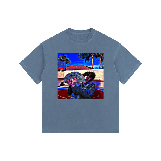 “Ballin II” Vintage Washed Oversized Cotton T-Shirt