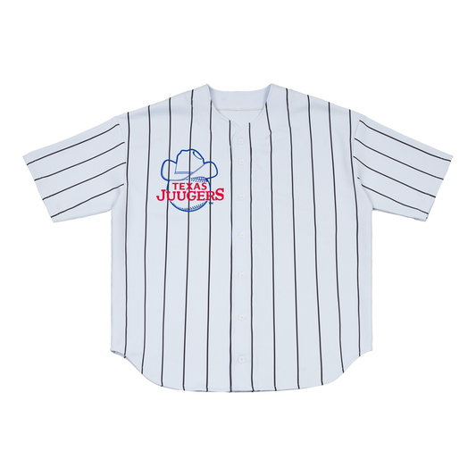 “Texas Juugers” Pinstripe Baseball Jersey