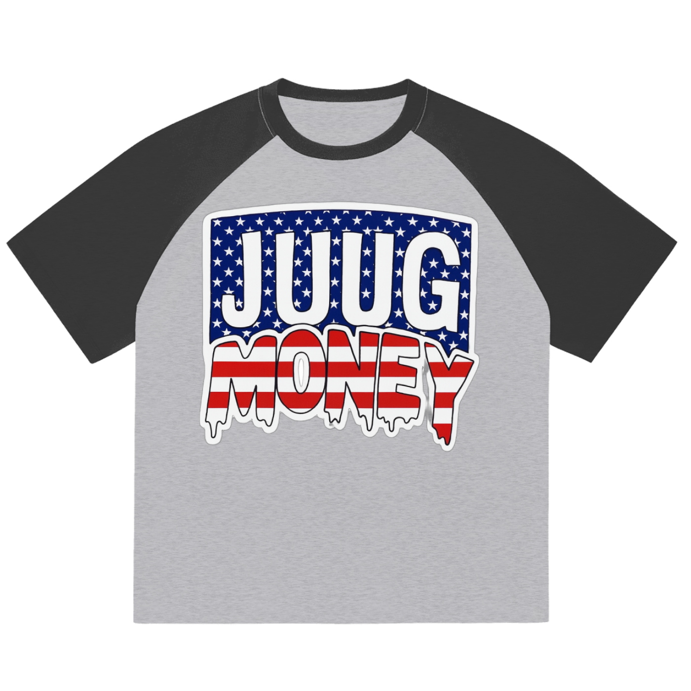 “Juug Boyz” Color-Blocked Raglan Sleeve T-Shirt