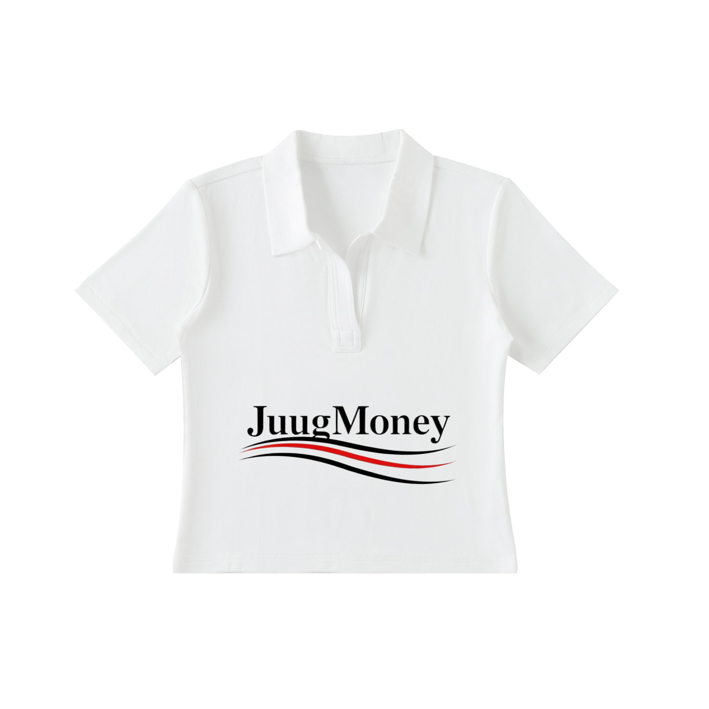 “Fuulenciaga” Bodycon Short Sleeve Polo Shirt