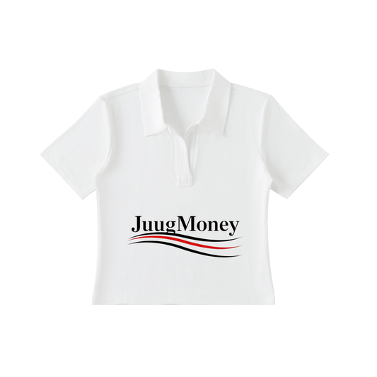 “Fuulenciaga” Bodycon Short Sleeve Polo Shirt