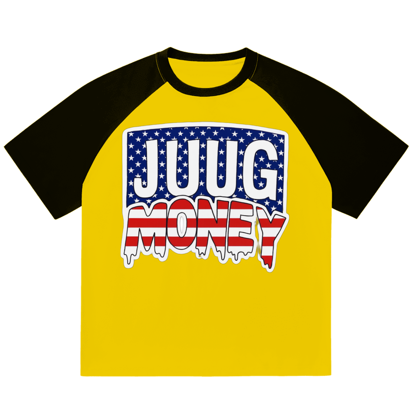 “Juug Boyz” Color-Blocked Raglan Sleeve T-Shirt