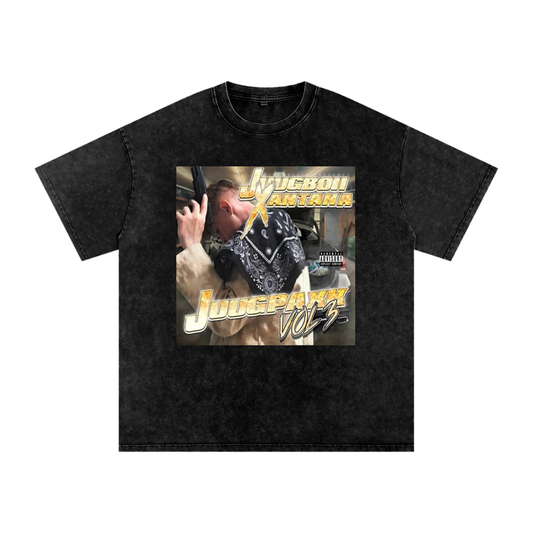 “Juugpaxk Vol. 3” Snow Washed Oversized Cotton T-Shirt