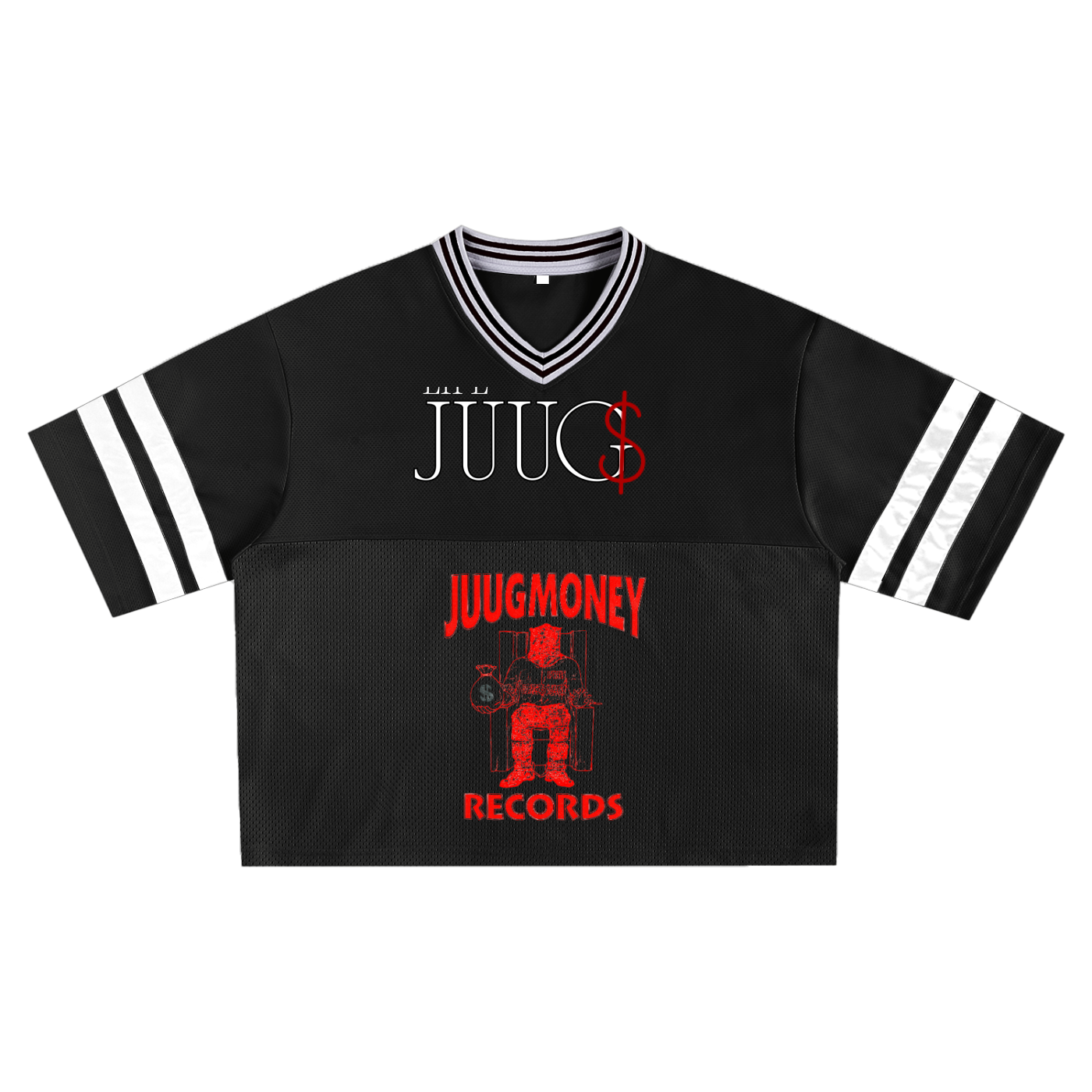 “01” Taped Mesh Boxy T-Shirt