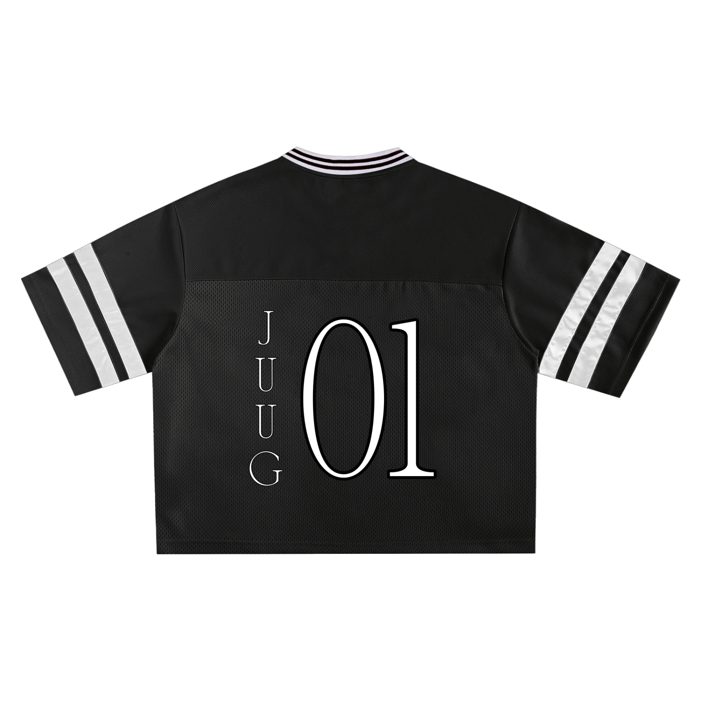 “01” Taped Mesh Boxy T-Shirt